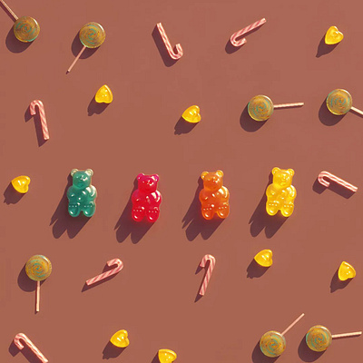 Gummy bears (made in substance designer) 3d 3d art substance