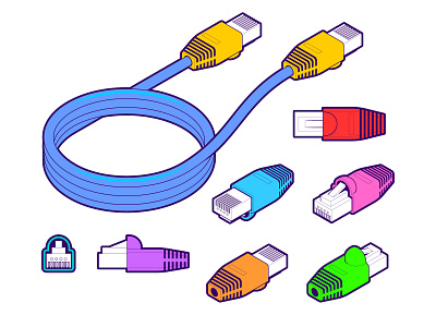 Connections 3dfake adobe illustrator blueprint ethernet instructional instructions internet isometric isometric art isometric graphics network networking owners manual svg tech technical drawing technical graphics technical illustration vector wire