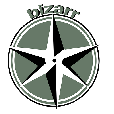 bizarr logo green app branding logo ui ux