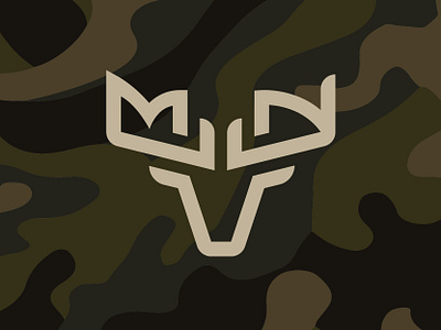 Minnesota Deer Hunter antlers apparel camo clothing creative deer hunter hunting logo minnesota mn