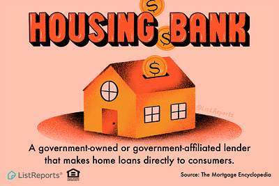 Housing Bank hand lettering home house illustration lettering real estate