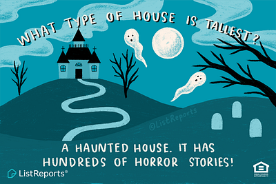 Haunted House cemetery ghost hand lettering haunted haunted house house illustration lettering typography