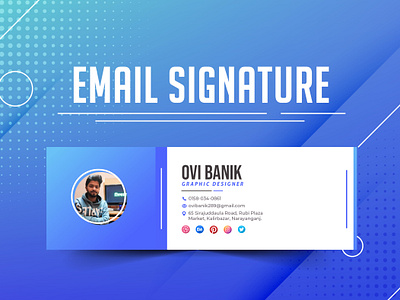 Email Signature Design brand creative design email email signature graphic design identity logo logotype minimalist modern signature signature design simple