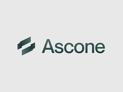 Ascone - Finance Logo animate b2b brand brand identity branding clean enterprise finance financial fintech logo logo design logotype minimal modern saas startup tech wealth wealth management