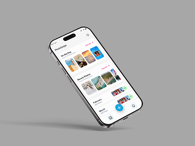 PhotoSwipe- Digital Photo Library app design mobile app new trend photo app uiux design