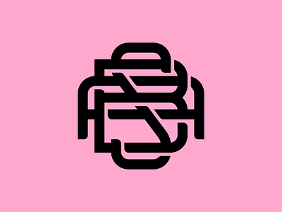 SBA monogram - Sport Boys Association proposal a b badge callao crest football logo monogram peru pink s sba soccer sport boys