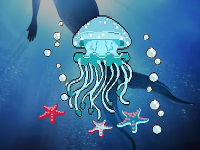 NFT PIXEL ART (SQUID) branding character design nft pixel graphic design illustration logo logos nft nft art nft design character nft pixel nft collection pixel pixel art pixel design pixel design character pixel illustration pixel maker see fish squid squid pixel art