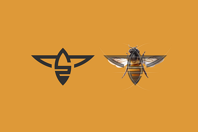 Bee logo 3d animal animation bee brand logo branding company design graphic design grid icon illustration initial logo mascot modern motion graphics simple symbol ui