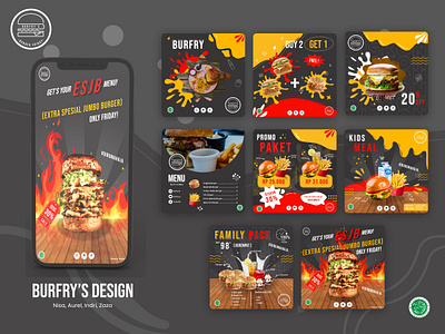 Burfry's Design animation branding ui