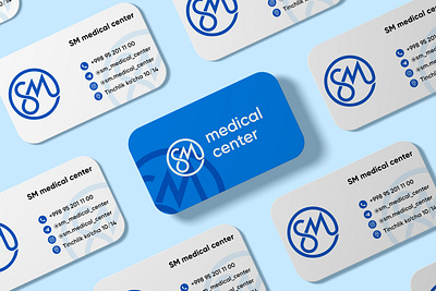 SM medical center branding business card bussiness card color design graphic design hospital icon logo medical medical center mockup typography visit card