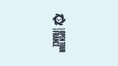 VALORANT Open Tour France branding graphic design logo riot games valorant