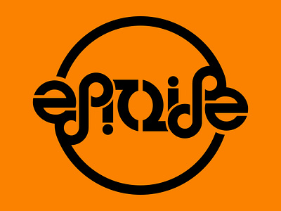 Epic Life Ambigram - Youth Group Logo ambigram logo typography vector