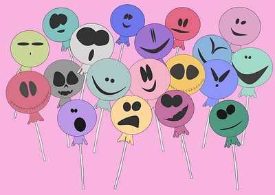 lollipops epidemic design graphic design illustration vector