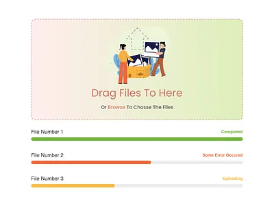 File Upload. #31 3d animation branding dailyui design graphic design illustration logo motion graphics ui