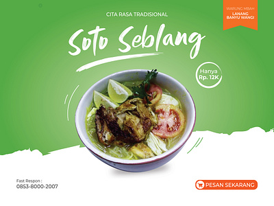 Soto Seblang Brochure branding brochure content design ill illustration