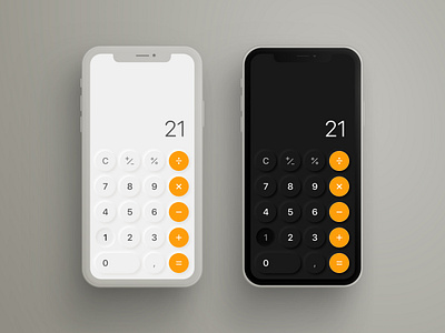 Daily UI design challenge #004 - Calculator calculator dailyui design ui