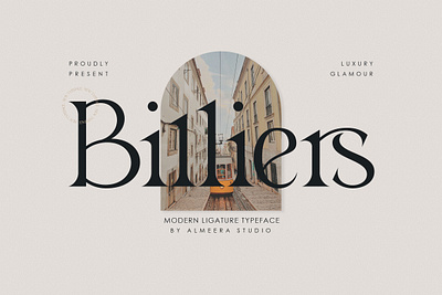 Billiers | Modern Ligature Typeface magazine