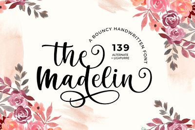 The Madelin - Handwritten Font the madelin handwritten font