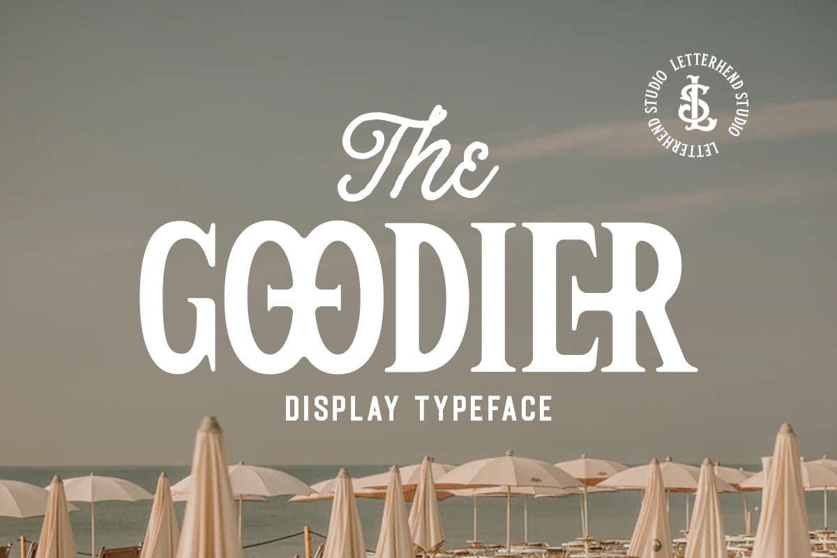 Goodier Display Font app branding design display font graphic design illustration logo type typography ui ux vector
