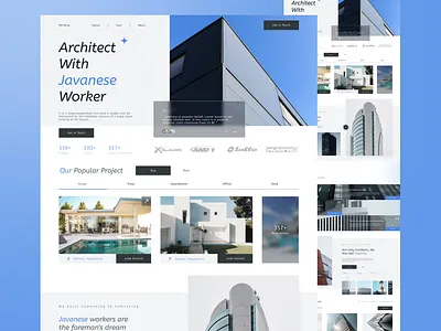 Berkuly Landing Page Web Design clean design graphic design landing page modern simple typography ui ux web design