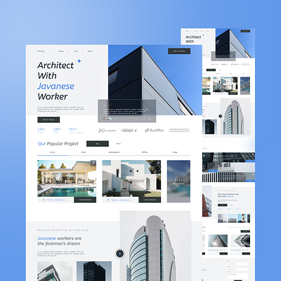 Berkuly Landing Page Web Design clean design graphic design landing page modern simple typography ui ux web design