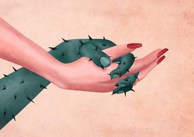 Love hurts close up conceptual illustration design editorial illustration graphic design illustration illustrations illustrator love love hurts narative illustrations procreate realistic relationships storytelling texture