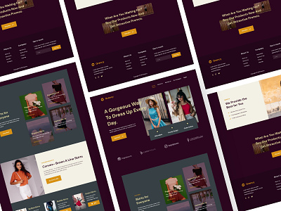 Grancy - Fashion & Clothing Shop Landing Page ecommerce ui ux
