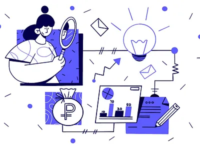 Illustration for website article blog illustration branding character design design illustration procreate web websites