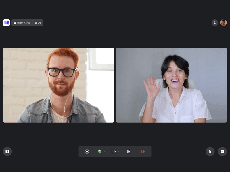 Adaptive meeting animation design ui ux