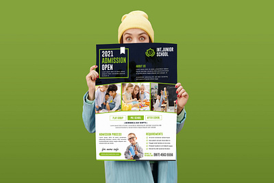 This is School Admission Flyer Design ads banner banners bifold brochure branding brochure design double side flyer flyer flyer mockup flyer template flyers graphic design illustration logo mockups post card poster trifold brochure ui