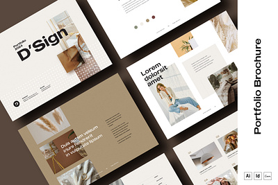 Portfolio Template brochure creative portfolio showcase template