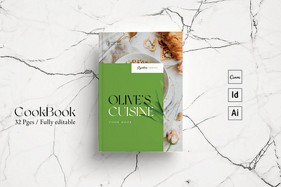 Cookbook / Recipe Book brochure cookbook photography portfolio showcase