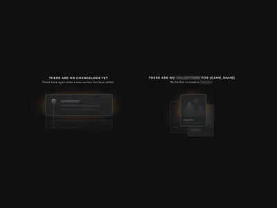 Empty page messages branding clean design empty state icon illustration simple ui