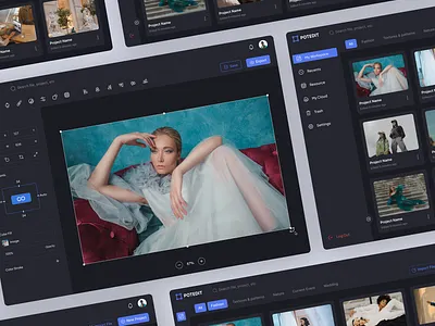 POTEDIT - Multimedia Design Platform clean dashboard dashboardeditor design editor editordashboard editorplatform exploration landing page multimedia multimediaplatform platform product ui uidesign uiux webdesign website