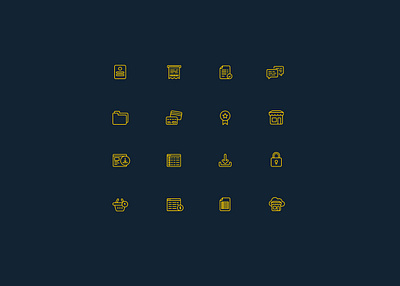 Icon Pack icon icondesign iconpack icons iconset line art line icon ui uiux