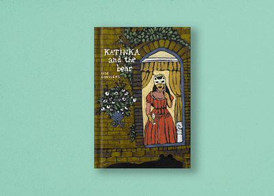 Illustrated children's book cover bear book cover book illustration bookcover castle childrens book childrens book illustration illo illustrated book cover illustration kidlit kidlit illustration mask princess window