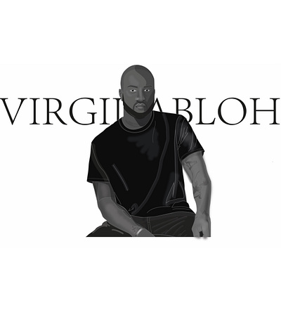 Virgil ABLOH in loving memory cads fashion graphic design illustration vector