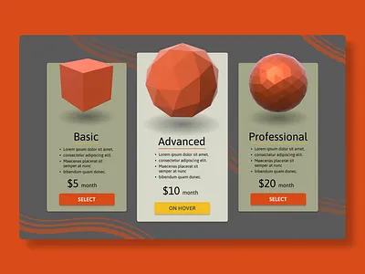 Daily UI #030 - Pricing - V.2 daily ui dailyui desktop pricing ui ux