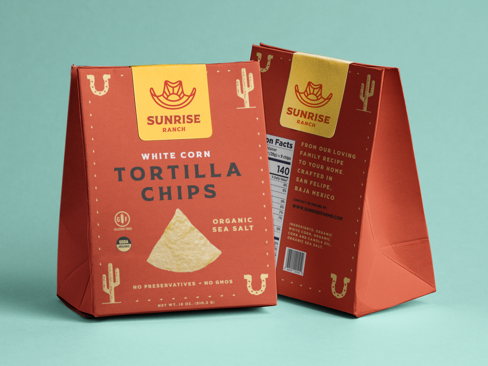 Example of Sunrise Ranch Packaging for @coywolfdesign, 
Gregory Grigoriou