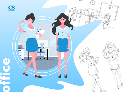 Website & illustrations for medical equipment company branding design illustration vector web website