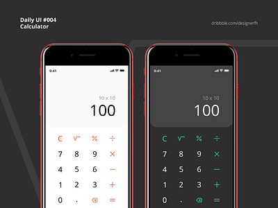 Daily UI 004 - Calculator app calculator dailyui design ui uidesign visual design