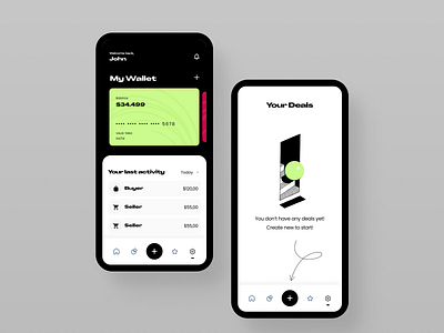 MIDL - Fintech Mobile App (UI Concept) app bank card design figma finance fintech flat managment minimal money ui ui ux ux