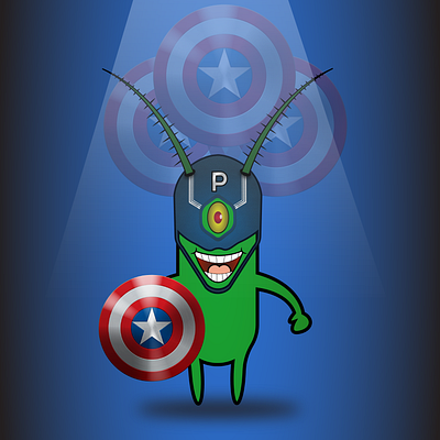 Plankton As Captain Plankton/ SpongeBob SquarePants animation branding design fanboy graphic design illustration illustrator logo photoshope spongebob squarepants vector
