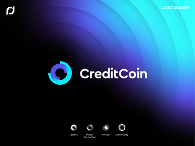 CreditCoin Redesign - Crypto Logo (Coin) abstractmark blockchain branding colors creativity creditcoin crypto cryptologo design graphic design icon illustration logo logodesign logoinspiration token vector wordmark