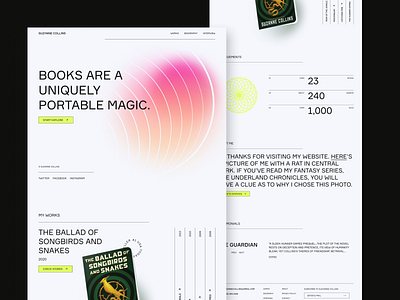 01 Bestseller Website Redesign bestseller bold book design figma gradient idea landing mesh mesh gradient modern redesign seller ui