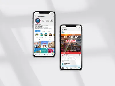 Instagram Cyprus Paradise 2020 branding design graphic design holiday post instagram post layout social media social media post
