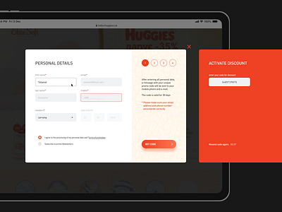 Sign Up – Discount Huggies® #2 chekout forms higgies input pop up promo shipping sign up site web