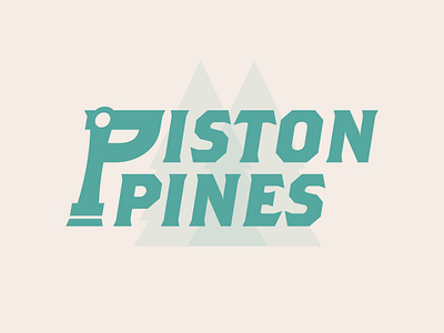 Piston Pines Tree Farm branding car cars christmas christmas tree graphic design holiday logo logomark pines piston tree trees vector vintage wordmark