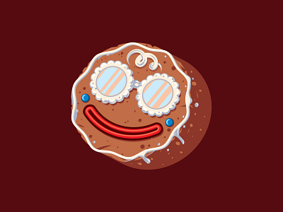 Gingy christmas gingerbread holiday illustration illustrator the creative pain vector