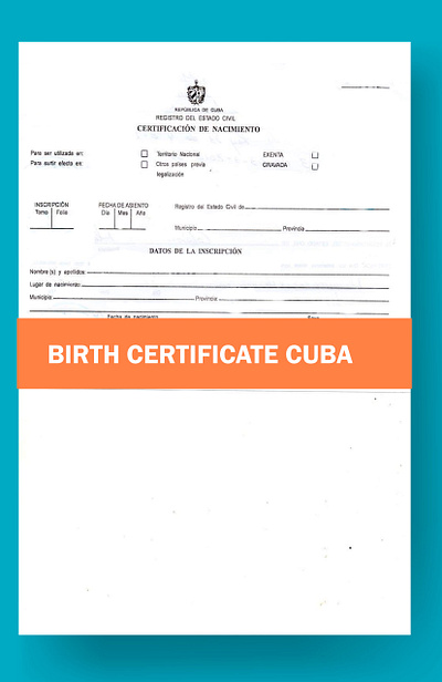 Birth Certificate Sample Cuba birth certificate birth certificate sample birth certificate sample cuba